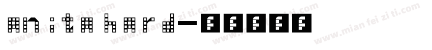 anita hard字体转换